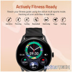 MT410 Smart Watch 1.39" HD IPX68 with BT Calls Sports HR BP BO - Silver - Image 4